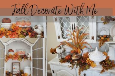 FALL DECORATE WITH ME - FRENCH COUNTRY FALL DECOR - FALL DINING ROOM TOUR - FALL DINING ROOM DECOR