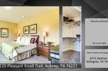 1220 Pleasant Knoll Trail, Aubrey, TX 76227