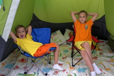 Vlad and Niki 24 Hours Overnight Tent Challenge