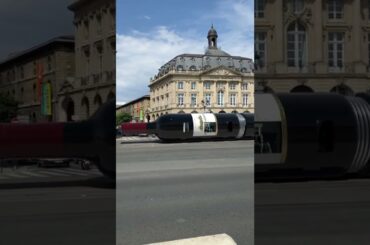 Wine Shape Train running through the Streets of France #shorts #shortsvideo #france