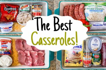 5 of the BEST EASY Casserole Recipes! | Julia Pacheco