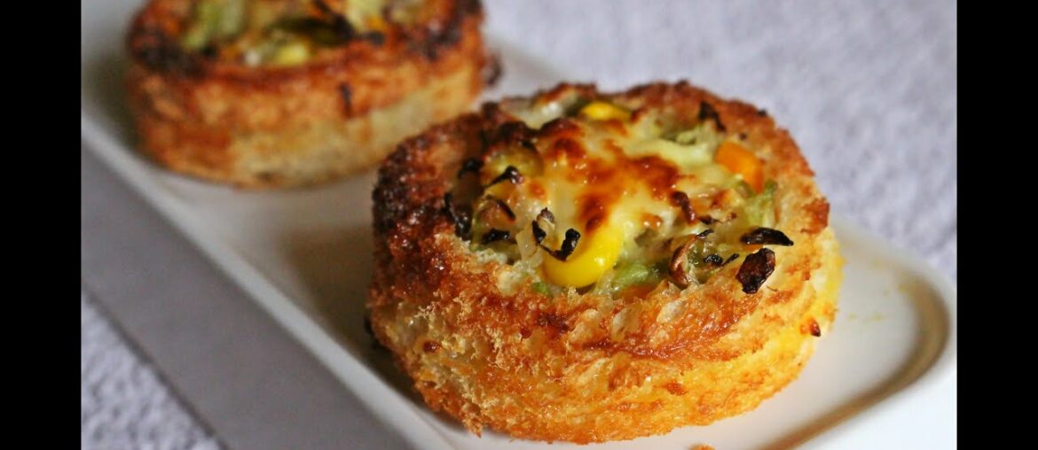 Mixed Vegetable Bread Canapes