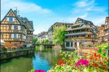 Strasbourg, France, Around the old town 4K...