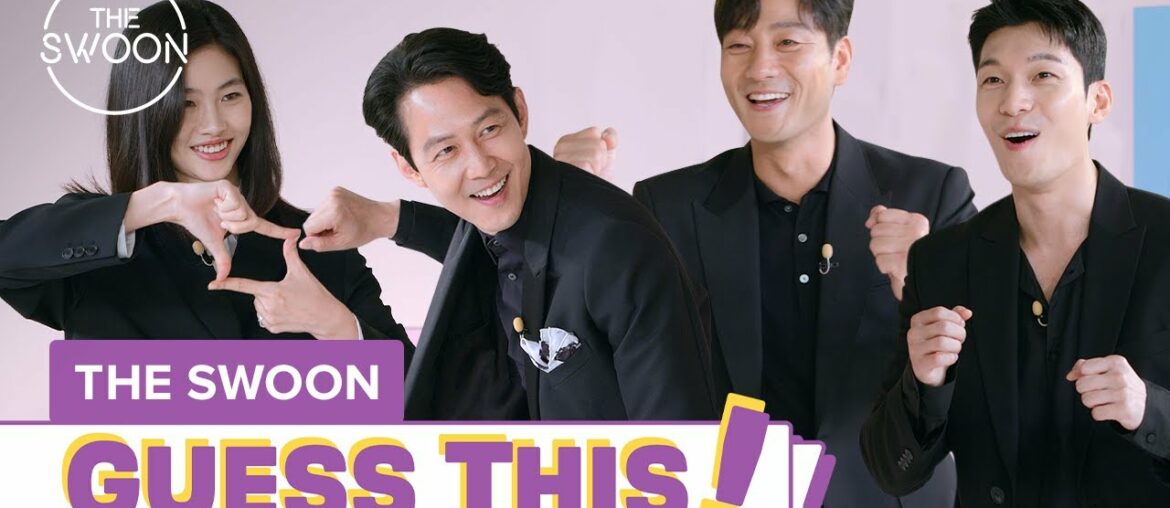 Cast of Squid Game ditches tracksuits for suits to play charades [ENG SUB]