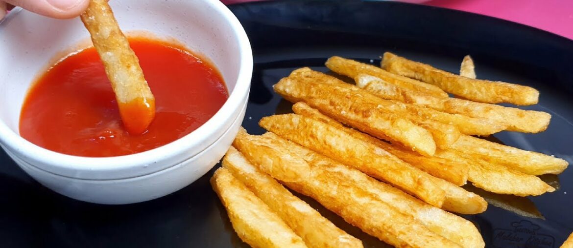 How to make Crispy French Fries at home just in one minute  video