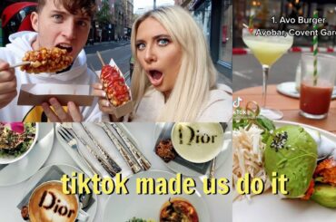 I went to London and ATE at the VIRAL TIKTOK restaurants!!