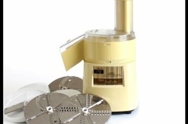 Oster Food Crafter Slicer Shredder Salad Maker Demo, French fry cutter attachment