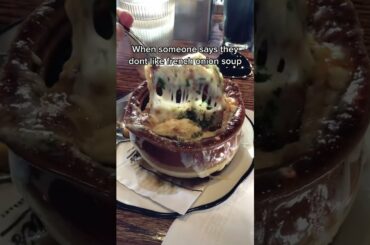 French Onion Soup Be Like #shorts #tiktok #food #onion #soup #french #recipe #soups #foodie #foods