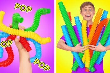 DIY FIDGET TOYS IDEAS || Satisfying And Relaxing by 123 GO!