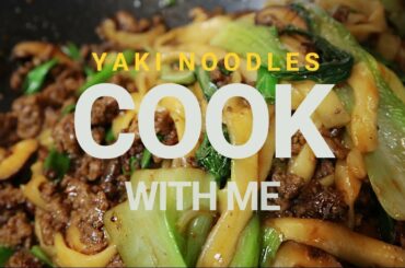 LET'S MAKE JAPANESE YAKI NOODLES! QUICK & EASY STIR-FRY DINNER RECIPES