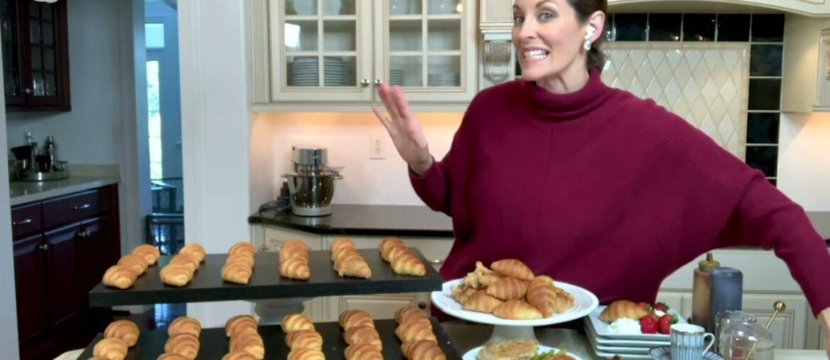 Authentic Gourmet (36) French Mini Butter Croissants on QVC