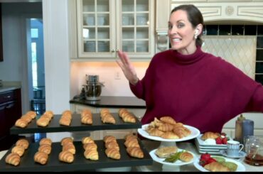 Authentic Gourmet (36) French Mini Butter Croissants on QVC