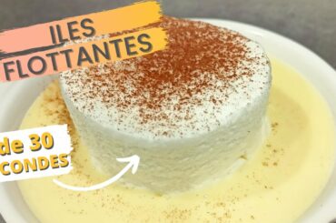 Les iles flottantes en MOINS DE 20 SEC ! (micro-onde)
