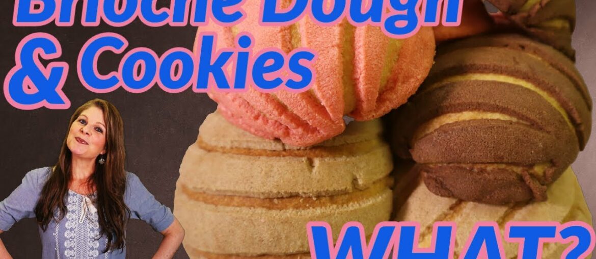 Mexican Conchas: French Brioche (Enriched) Bread Dough WITH a Cookie Baked on top! Mexican Conchas: French Brioche (Enriched) Bread Dough WITH a Cookie Baked on top!