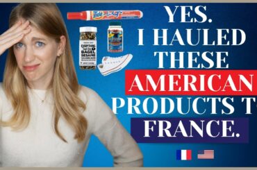 American Products I ALWAYS Bring to France I American Things I Can't Live Without in Paris