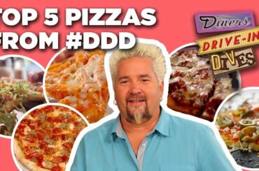 TOP 5 Pizzas in #DDD Video History with Guy Fieri | Diners, Drive-Ins and Dives | Food Network