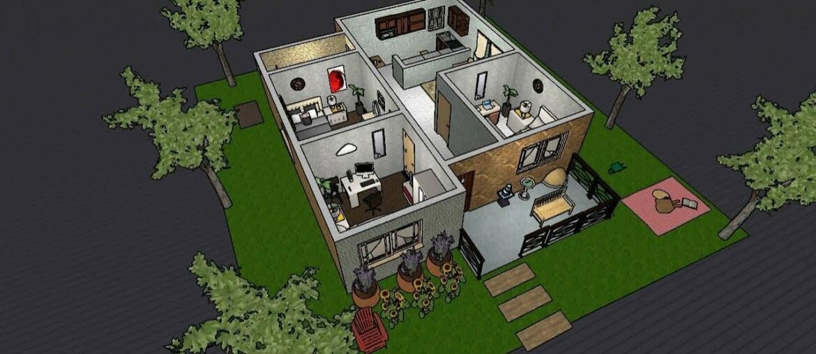 Three Bedrooms French House Design on a Small Land Three Bedrooms French House Design on a Small Land