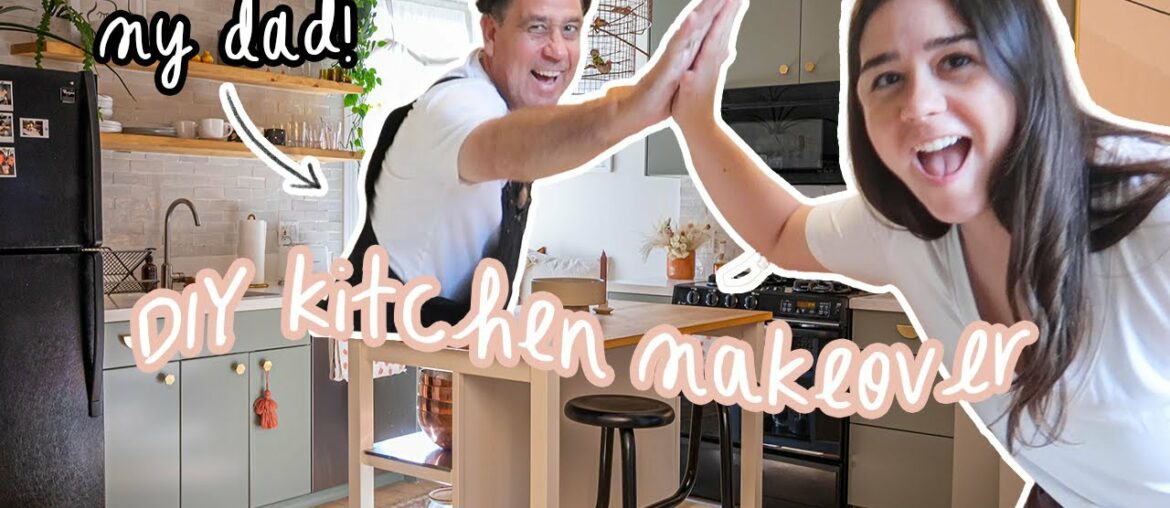 DIY Kitchen Renovation On A Budget | We Renovated Our *ENTIRE* Rental Kitchen | My Rental Reno S3 E9