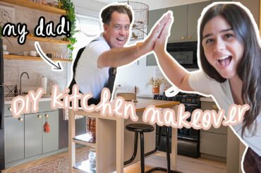 DIY Kitchen Renovation On A Budget | We Renovated Our *ENTIRE* Rental Kitchen | My Rental Reno S3 E9