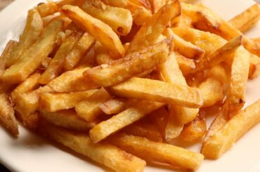 Crispy French fries with Garlic Butter | Potato Recipes