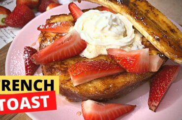 [It's Rosell Day] Strawberry French Toast (Easy Recipe) Home Made