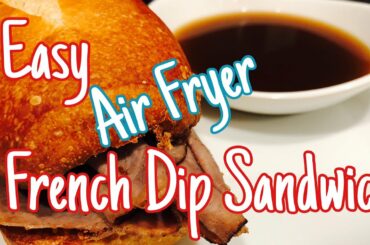CLASSIC FRENCH DIP SANDWICH | AIR FRYER RECIPE | Aukey Home Air Fryer
