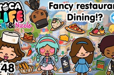 Toca Life City | Fancy Restaurant Dining!? #48 (Dan and Nicole Series)