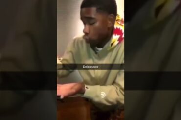 When you first time eating in French restaurant