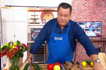 KitchenAid Gourmet 13-Piece Triple Rivet Knife Block Set on QVC