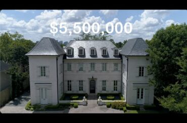 Inside a Stunning $5.5M French Style Mansion in Houston | European Style, Swimming Pool and Location
