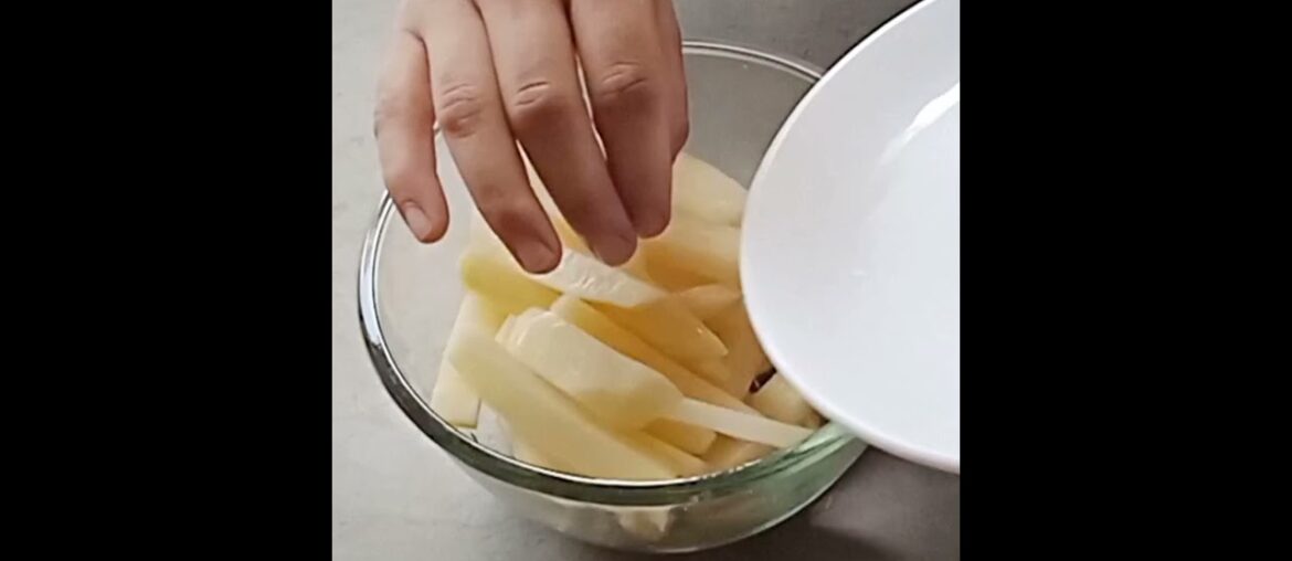 homemade crispy perfect french fries recipe by kitchenideas #frenchfries #kitchenideas #short