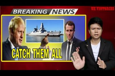 End! Macron panicked when Boris sent four Royal Navy ships to suppress the French threat in Jersey