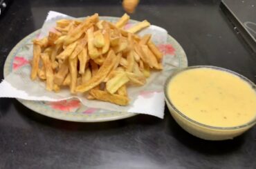 French fries with chese sauce recipe in easy way by FA Food