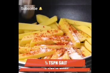 New French Fries Recipe || homemade crispy French Fries #shorts #shortvideo #fries #frenchfries