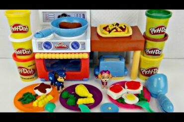 How to Make Play-Doh Making Kitchen & Oven Pizza Activity for Kids