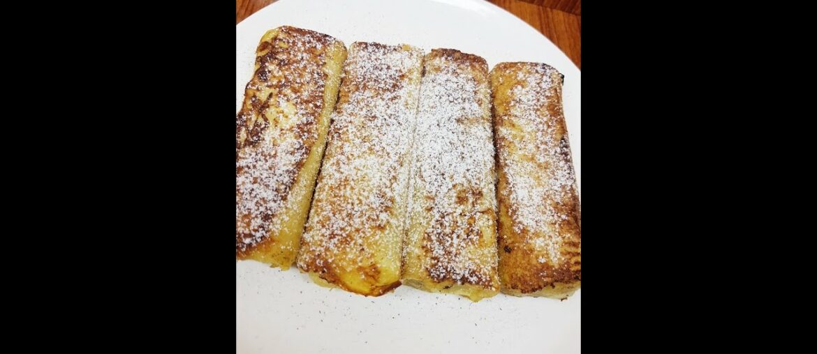 Banana Bread Toast Recipe|Banana French Toast Roll-Ups Recipe| Cooking Closet #shorts #youtubeshorts