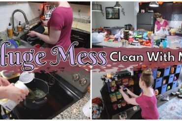 EXTREME Huge Mess CLEAN WITH ME 2021 + Delicious Fall Soup Recipe / Pleasantly Sarah