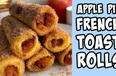 Apple Pie French Toast Rolls Recipe tutorial #Shorts