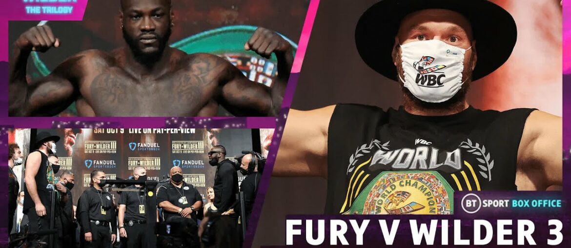 Tyson Fury vs Deontay Wilder 3 | Weigh-In Highlights Tyson Fury vs Deontay Wilder 3 | Weigh-In Highlights