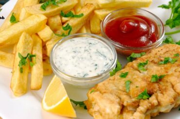 Classic British Fish And Chips Recipe | Fried Fish with French Fries Recipe | Tasty Foods