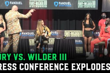 Tyson Fury and Deontay Wilder explode: “You’re a piece of s*** and you’re getting knocked out”