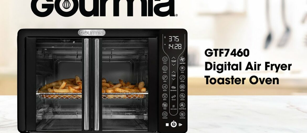 Gourmia GTF7460 French Door Digital Air Fryer Oven Gourmia GTF7460 French Door Digital Air Fryer Oven