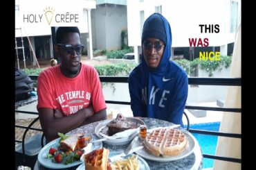 WE ATE AT A FRENCH RESTAURANT