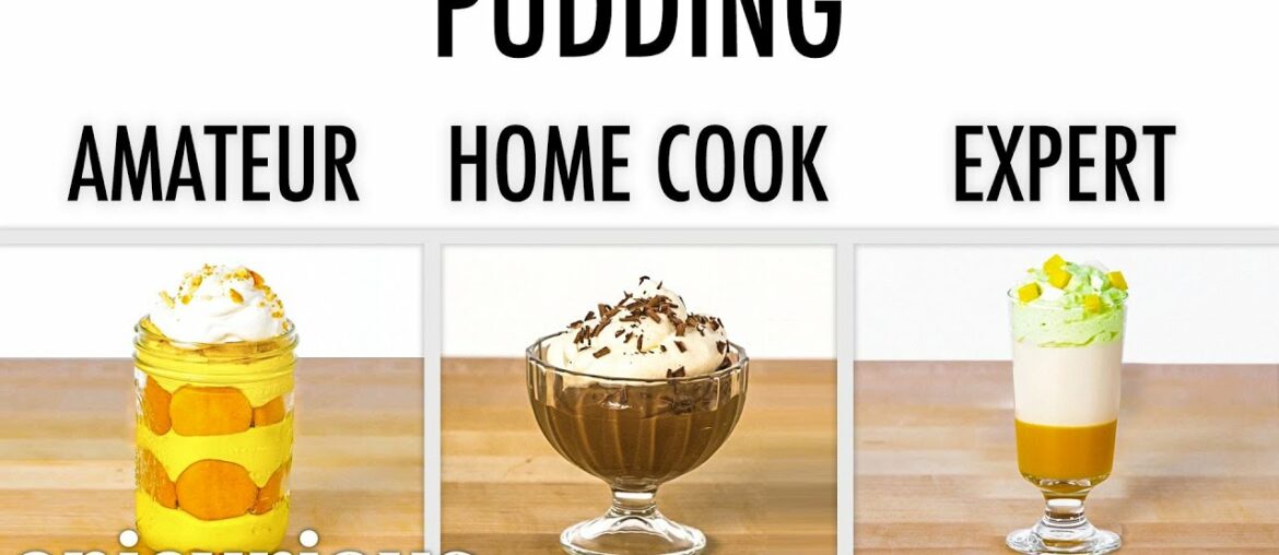 4 Levels of Pudding: Amateur to Food Scientist | Epicurious
