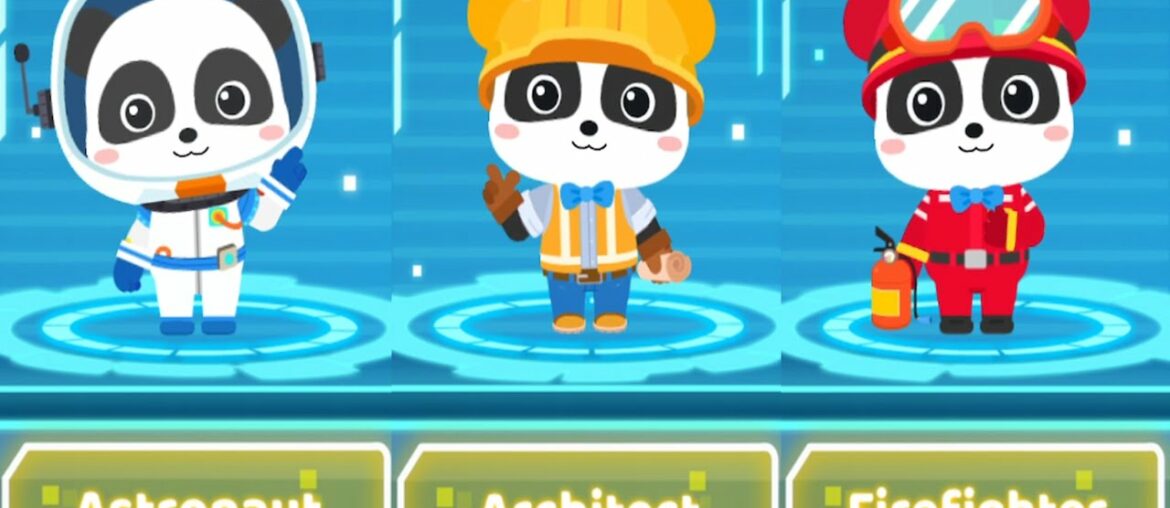 Baby Panda Profession Master 2 – Play & Become a Astronaut, Architect and Firefighter – Babybus Game Baby Panda Profession Master 2 - Play & Become a Astronaut, Architect and Firefighter - Babybus Game