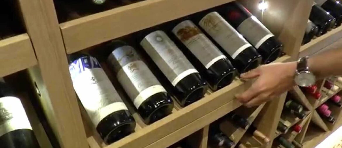 Perroud presents the wine cellar at the 3 Michelin star La Vague d'Or at the French Riviera Perroud presents the wine cellar at the 3 Michelin star La Vague d'Or at the French Riviera