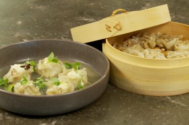 Charlotte Cooks: Carolina Shrimp and Urban Gourmet Farms Maitake Mushroom Shumai