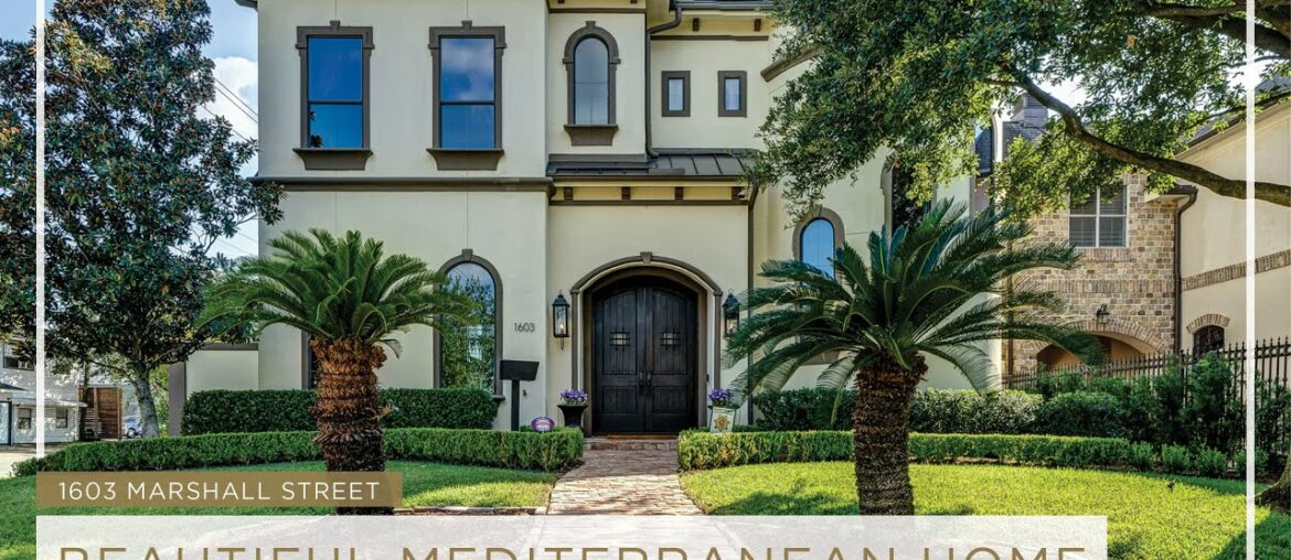 Tour a Mediterranean Masterpiece in Montrose, Houston