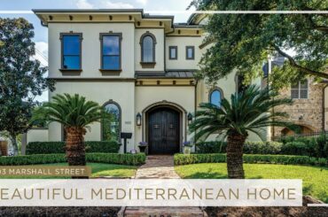 Tour a Mediterranean Masterpiece in Montrose, Houston
