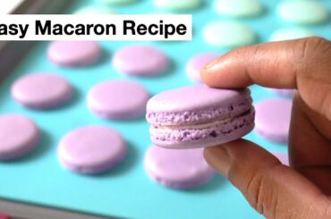 Easy French Macaron recipe| How To Make Macarons At Home With Hand Mixture